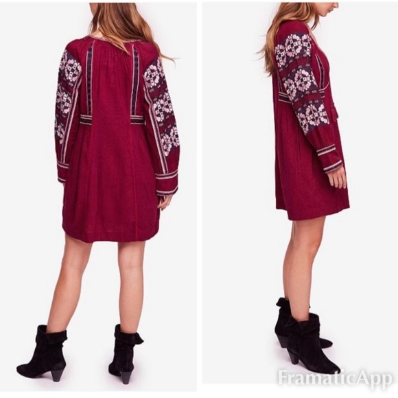 Free People All My Life Embroidered Mini Dress - Picture 2 of 10